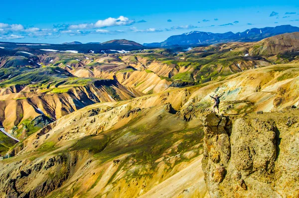 Landmannalaugar Paysage Étonnant Islande — Photo