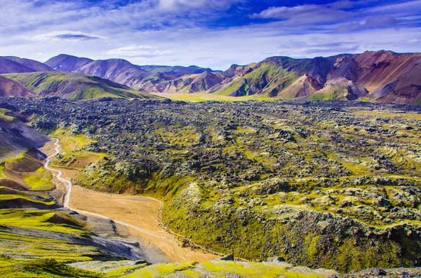Landmannalaugar Paesaggio Incredibile Islanda — Foto Stock