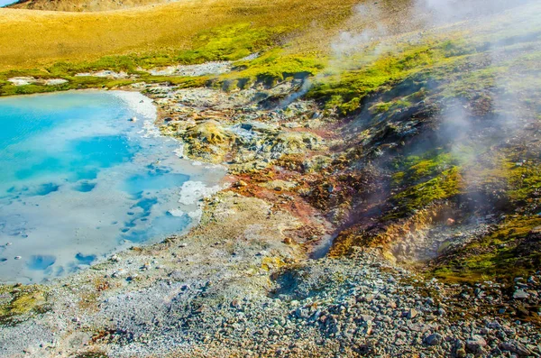 Piscina Caliente Geotermal Naturaleza Islandia —  Fotos de Stock