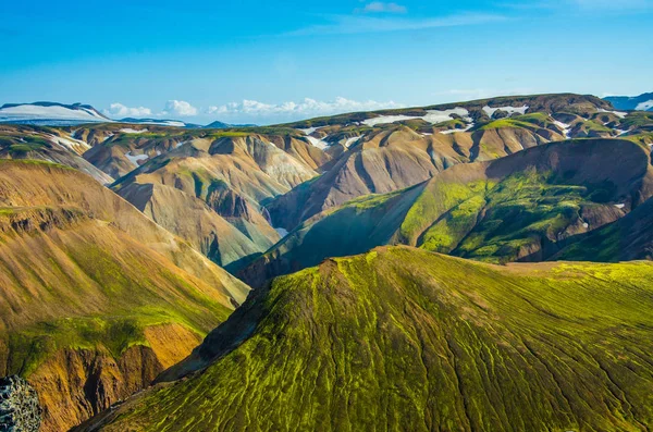 Landmannalaugar Απίθανες Διαδρομές Στην Ισλανδία — Φωτογραφία Αρχείου