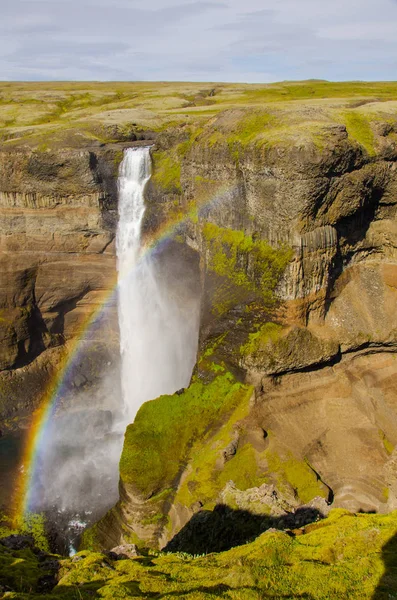 Haifoss 아이슬란드에서 — 스톡 사진