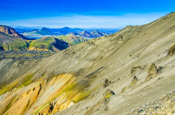 Landmannalaugar Απίθανες Διαδρομές Στην Ισλανδία — Φωτογραφία Αρχείου