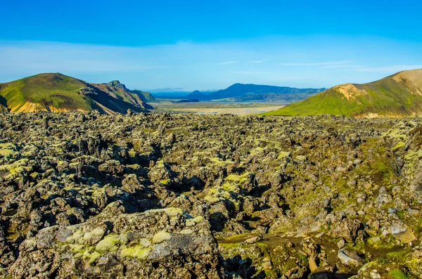 Ландшафтный Алаугар Удивительный Ландшафт Исландии — стоковое фото