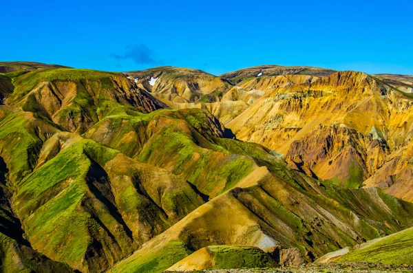 Landmannalaugar Дивовижний Краєвид Ісландії — стокове фото