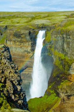 Haifoss - İzlanda'daki güzel şelale