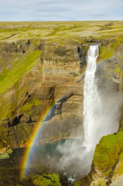 Haifoss - İzlanda'daki güzel şelale