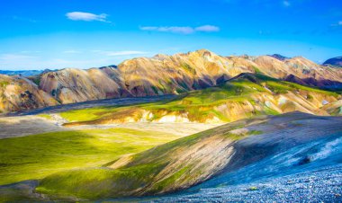 Landmannalaugar - İzlanda manzara şaşırtıcı