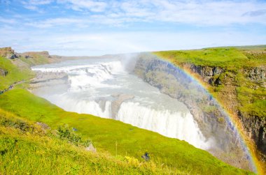 Gullfoss - İzlanda'daki güzel şelale
