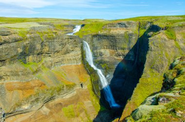 Haifoss - İzlanda'daki güzel şelale