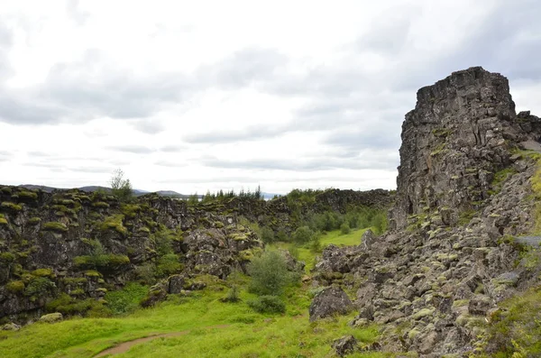 Pingvellir Национальный Парк Исландии — стоковое фото