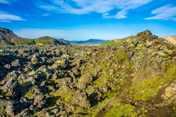 Landmannalaugar Csodálatos Táj Izland — Stock Fotó