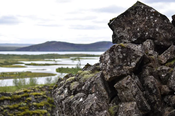 Pingvellir Nationaal Park Ijsland — Stockfoto