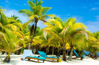 Güney Su Caye Belize - küçük Karayip Cennet Adası tropik beach tatil ve dinlenme için ile