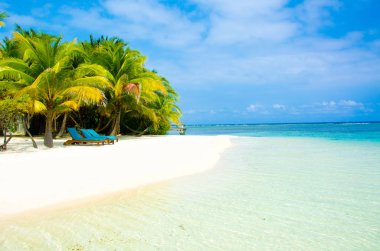 Güney Su Caye Belize - küçük Karayip Cennet Adası tropik beach tatil ve dinlenme için ile