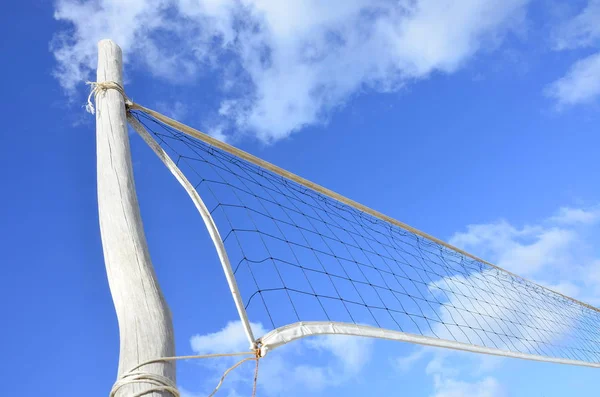 Volley Ball Net Playa Deporte Recreación Verano — Foto de Stock