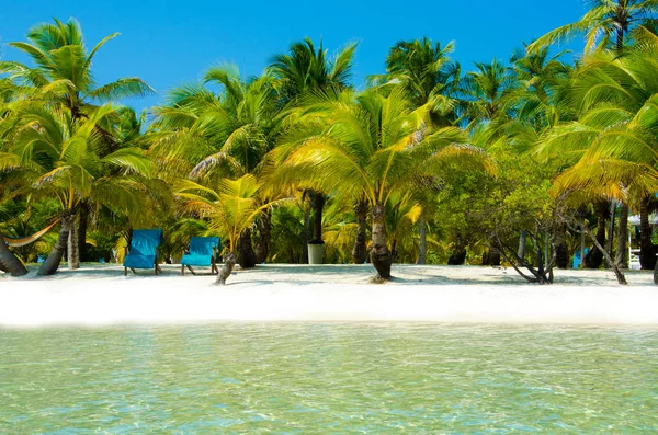 Güney Su Caye Belize - küçük Karayip Cennet Adası tropik beach tatil ve dinlenme için ile