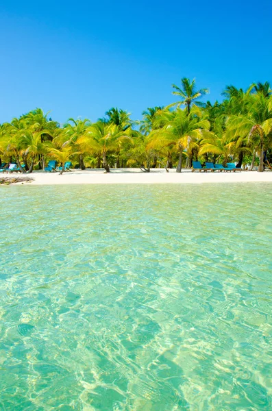 Güney Su Caye Belize - küçük Karayip Cennet Adası tropik beach tatil ve dinlenme için ile