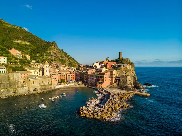 Vernazza Villaggio Del Parco Nazionale Delle Cinque Terre Costa Italia — Foto Stock