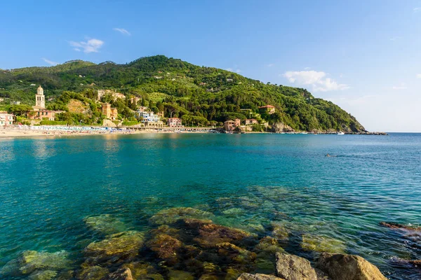 Levanto Město Ligurie Blízkosti Cinque Terre Itálie Pobřeží Malebné Středomořské — Stock fotografie