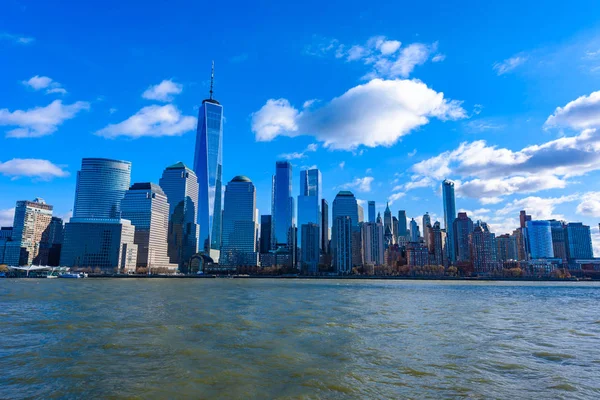 Hudson Nehri New York City Amerika Birleşik Devletleri Aşağı Manhattan — Stok fotoğraf