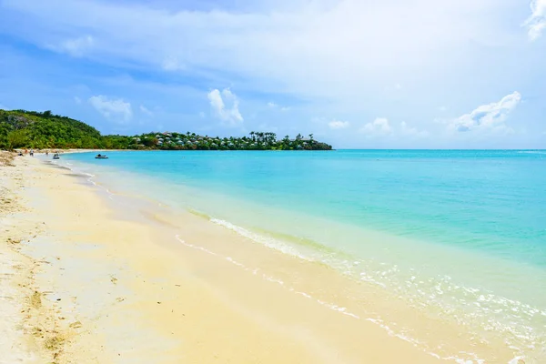 Valley Kościoła Beach Paradise Bay Tropical Island Antigua Morzu Karaibskim — Zdjęcie stockowe