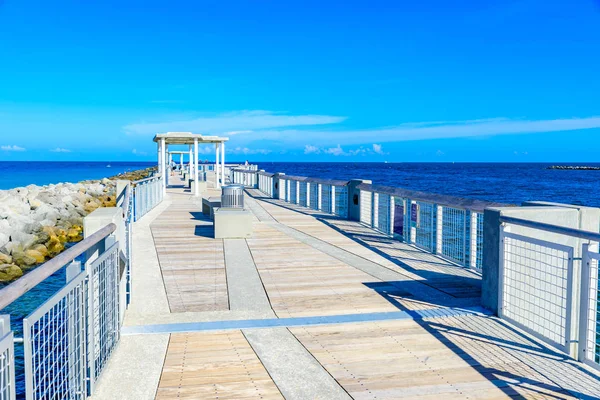 South Point Park Und Pier Südstrand Von Miami Beach Paradies — Stockfoto