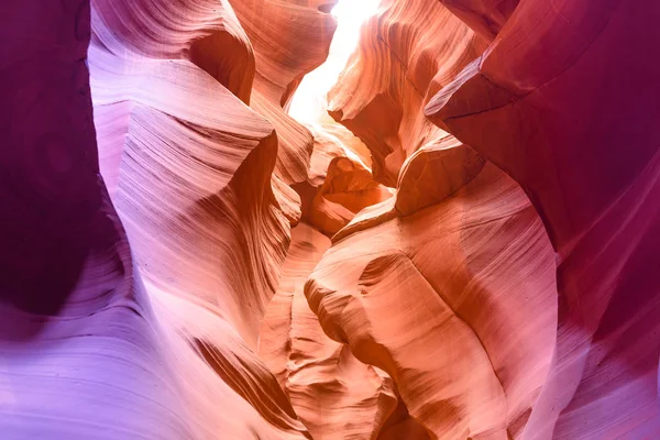 Antelope Canyon Localizado Tierras Navajo Cerca Page Arizona Usa Hermosa — Foto de Stock