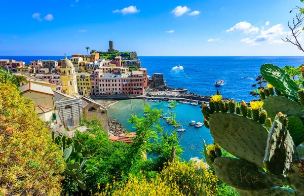 Vernazza Villaggio Del Parco Nazionale Delle Cinque Terre Costa Italia — Foto Stock