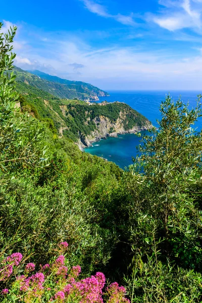 Corniglia Village Cinque Terre National Park Coast Italy Background You — Stock Photo, Image