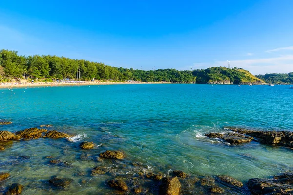 Пляж Paradise Nai Harn Красивом Побережье Лох Провинции Пхукет Туристическое — стоковое фото