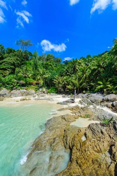 Freedom Beach Phuket Tajlandia Tropikalna Wyspa Białym Raju Piasku Plaży — Zdjęcie stockowe