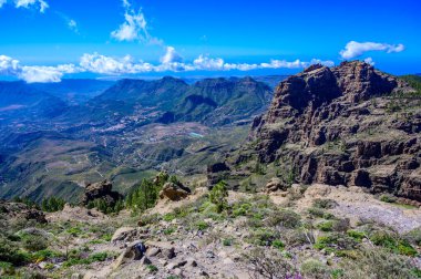 Pico de las Nieves 'ten görüntü - İspanya' nın en yüksek Kanarya dağı