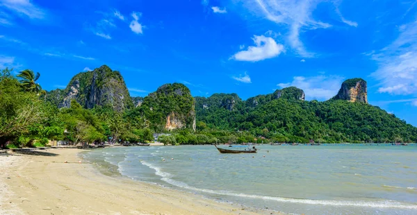 Railay Oost Strand Prachtige Baai Provincie Krabi Tropische Kust Met — Stockfoto