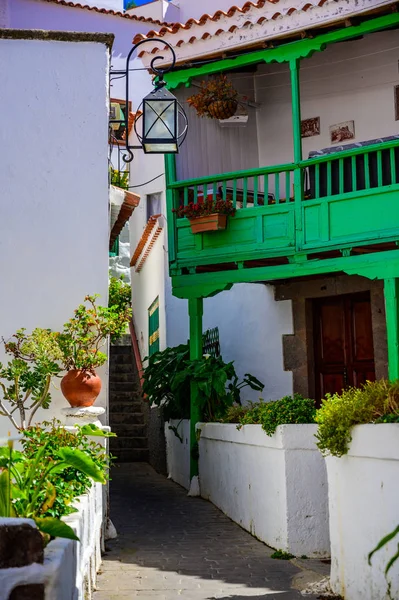 Tejeda Aldeia Paisagem Montanhosa Gran Canaria Bela Ilha Canária Espanha — Fotografia de Stock