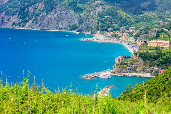 Monterosso Village Cinque Terre National Park Узбережжі Італії Провінція Спеція — стокове фото