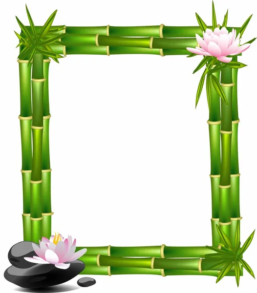 Lettre Bambou — Image vectorielle