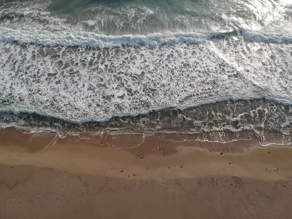 Volando Sobre Mar Una Playa — Foto de Stock