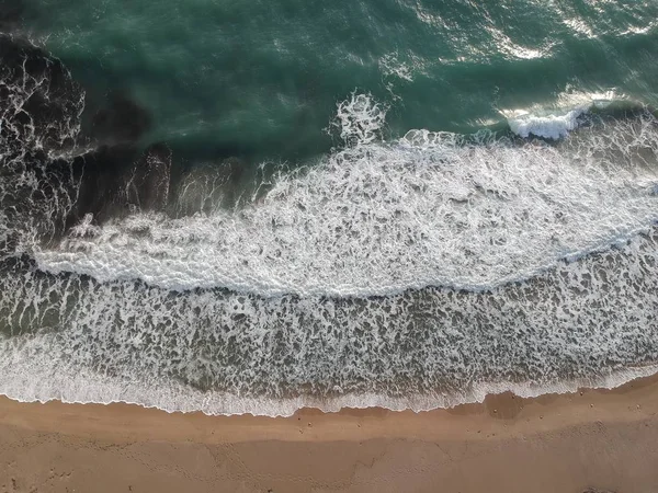 Volando Sobre Mar Una Playa — Foto de Stock
