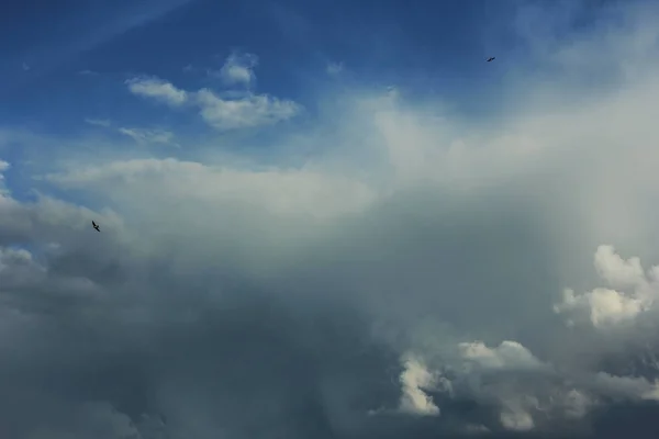 Nuvens tempestade fundos — Fotografia de Stock