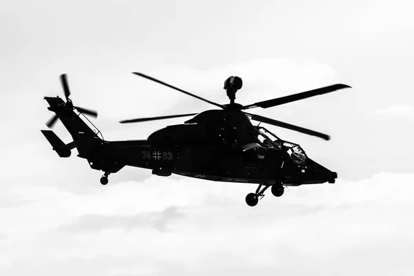 Berlin Germany April 2018 Demonstration Flight Attack Helicopter Eurocopter Tiger — Stock Photo, Image