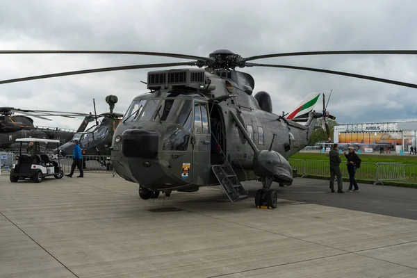 Berlín Alemania Abril 2018 Guerra Antisubmarina Búsqueda Rescate Helicóptero Utilitario —  Fotos de Stock