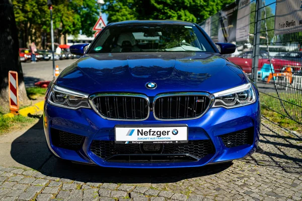 Berlin Mayıs 2018 Orta Boy Lüks Araba Bmw Sedan F90 — Stok fotoğraf