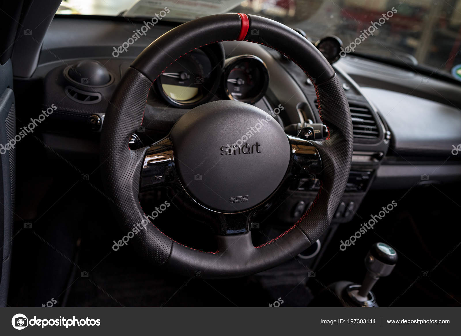 Berlin May 2018 Interior Sports Car Smart Roadster Brabus