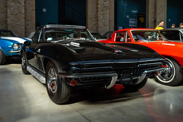 Berlin May 2018 Sports Car Chevrolet Corvette Sting Ray Exhibition — Stock Photo, Image