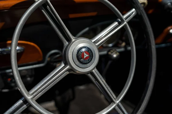 Berlin May 2018 Steering Wheel Luxury Car Mercedes Benz Typ — Stock Photo, Image