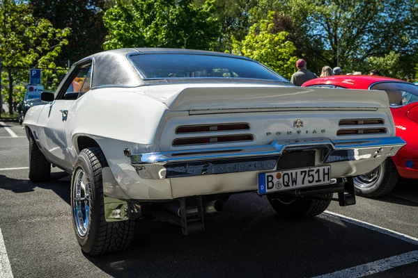 Βερολίνο Μαΐου 2018 Αυτοκίνητο Μυών Pontiac Firebird 1969 Πίσω Όψη — Φωτογραφία Αρχείου