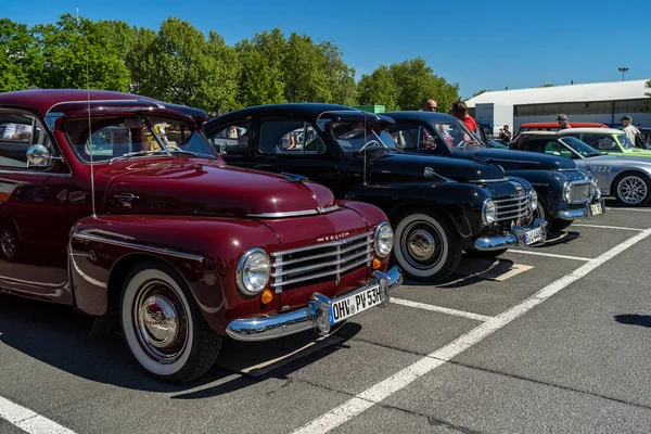 Berlim Maio 2018 Carros Médio Porte Volvo Pv444 544 Estão — Fotografia de Stock