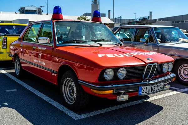 Берлин Мая 2018 Года Представительский Автомобиль Bmw 520 E12 1977 — стоковое фото