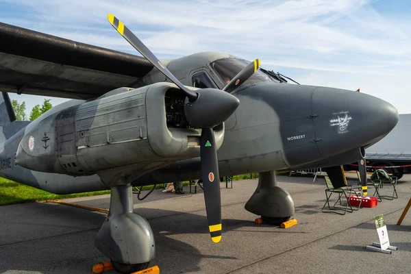 Berlin Abril 2018 Stol Light Utility Aircraft Dornier Do28D Airfield — Fotografia de Stock