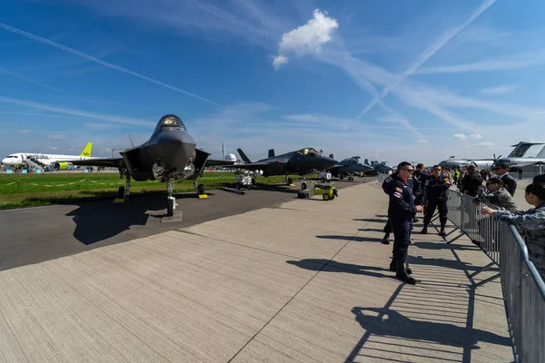 Berlin Németország Április 2018 Stealth Multirole Fighter Lockheed Martin Lightning — Stock Fotó